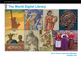 The World Digital Library (Yasner)