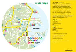 Route Maps CT Plus Guernsey Is Part of the HCT Group