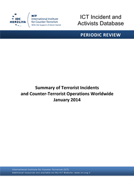 ICT Incident and Activists Database