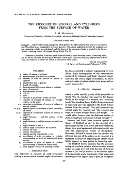 The Ricochet of Spheres and Cylinders from the Surface of Water