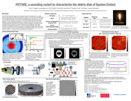 PICTURE, a Sounding Rocket to Characterize the Debris Disk of Epsilon Eridani