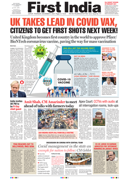 Citizens to Get First Shots Next Week!