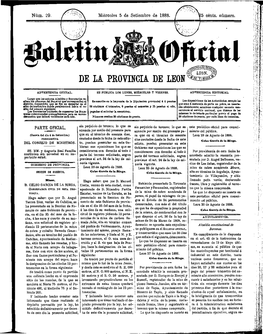 £Olrttttííé(01Írinl DE U PROVINCIA DE LEON^Im^