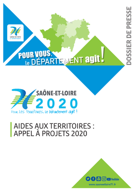 Aides Aux Territoires : Appel À Projets 2020