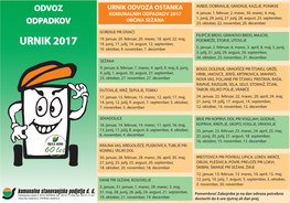 Urnik Odvoza Ostanka Avber, Dobravlje, Gradnje, Kazlje, Ponikve Komunalnih Odpadkov 2017 4