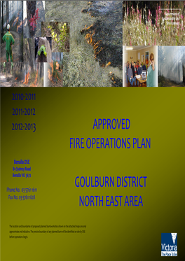 Approved Fire Operations Plan Goulburn District