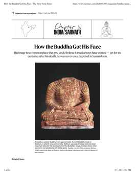 How the Buddha Got His Face - the New York Times