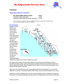 Mt. Edgecumbe Service Area Profile