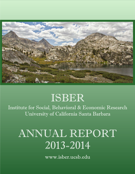 Annual Report 2013-2014 Isber