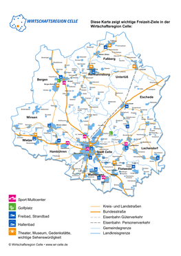 Landkreisgrenze Gemeindegrenze Eisenbahn Personenverkehr