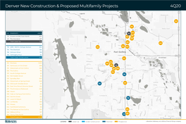 Denver New Construction & Proposed Multifamily Projects 4Q20