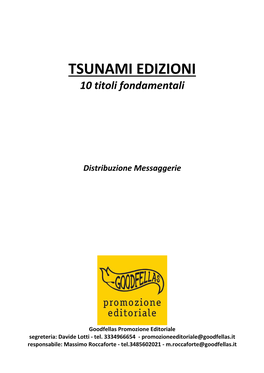 TSUNAMI EDIZIONI 10 Titoli Fondamentali