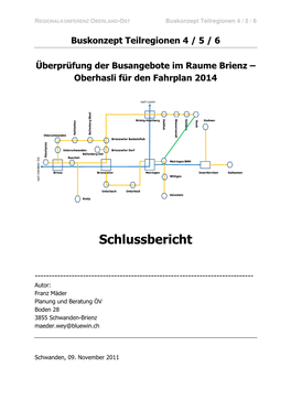 Schlussbericht