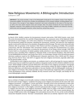 New Religious Movements 38