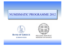 NUMISMATIC PROGRAMME 2012 New Commemorative 2-Euro Coin