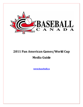 2011 Pan American Games/World Cup Media Guide