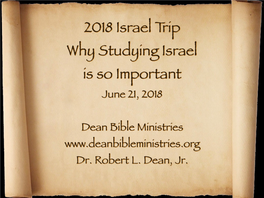 Israel 2018 Trip-AO.Key