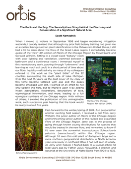 The Book and the Bog: the Serendipitous Story Behind the Discovery and Conservation of a Significant Natural Area