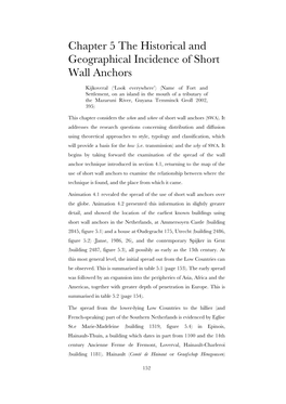 Chapter 5 the Historical and Geographical Incidence of Short Wall Anchors