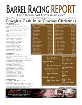 Cowgirls Cash in at Cowboy Christmas