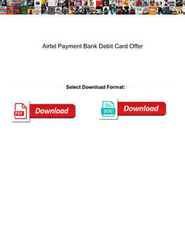 Airtel Payment Bank Debit Card Offer