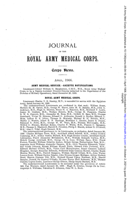 Royal Army Medical Corps