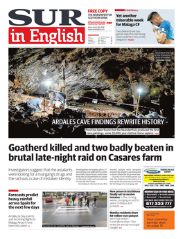 Goatherd Killed and Two Badly Beaten in Brutal Late-Night Raid on Casares Farm