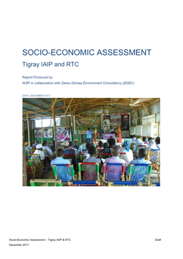 Socio-Economic Assessment