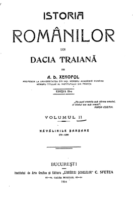 Romanilor Din Dacia Traiana