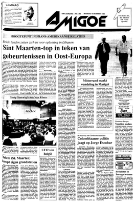 Sint Maarten-Top in Teken Van Gebeurtenissen in Oost-Europa