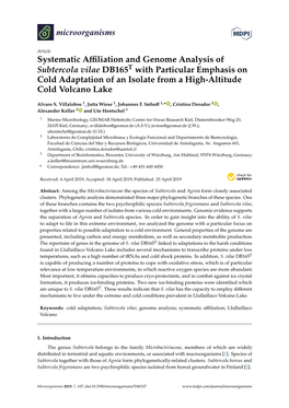 Systematic Affiliation and Genome Analysis of Subtercola Vilae DB165