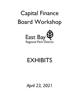 Capital Finance Board Workshop EXHIBITS