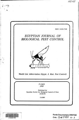 Acmnpv) Pn Relation to Gwnulosis Viruses Susceptible Lepidopteran Species in Egypt