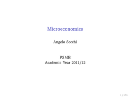 Microeconomics