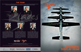 Aerobatic Display Team Is Part of 2Excel Aviation Ltd