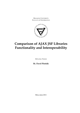 Comparison of AJAX JSF Libraries Functionality and Interoperability