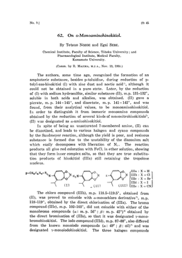 A•Monoaminohinokitiol. by Tetsuo Nozoe and Egai SERE