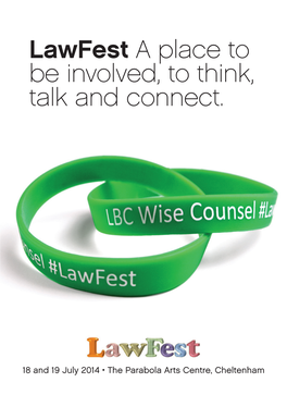 Lawfest a Place to Be Involved, to Think, Talk and Connect
