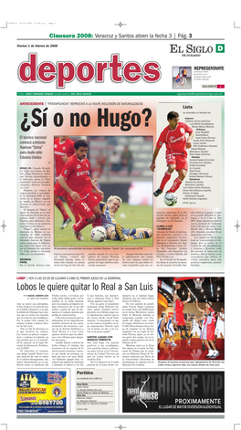 Lobos Le Quiere Quitar Lo Real a San Luis