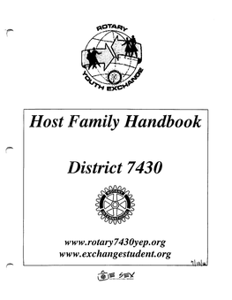 Host Family Handbook