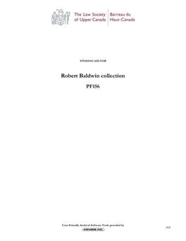 Robert Baldwin Collection PF156