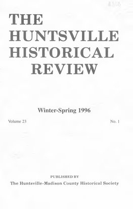 The Huntsville Historical Review