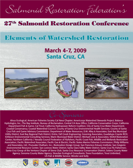 2009 Conference Agenda