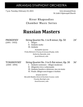 Russian Masters