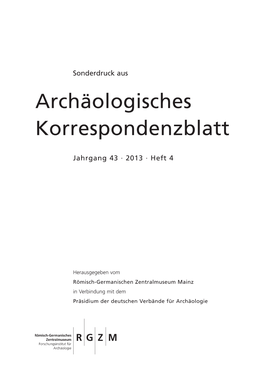 Archäologisches Korrespondenzblatt