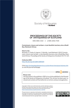 Society of Antiquaries of Scotland