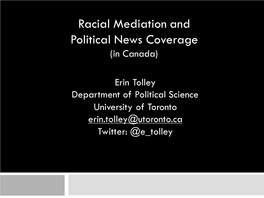 Laval 2016 Tolley Racial Mediation
