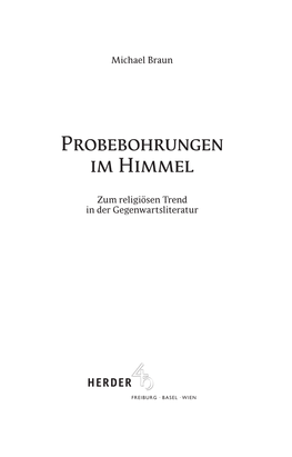 Probebohrungen Im Himmel