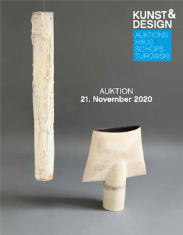 AUKTION 21. November 2020