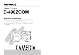 D-490 Zoom Instruction Manual